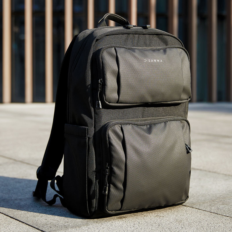 Japanese Sanwa Backpack Computer Bag for Women Commuting to Work, Laptop Bag for Men, Business Casual Lightweight School Bag