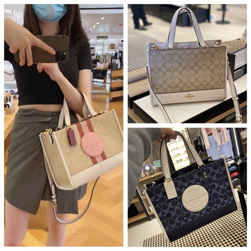 2022 new women's kit Dempsey horizontal version of canvas hand-scented buds single shoulder diagonal satchel bag