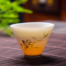 Sheep Jade Master Cup single cup female ceramic tea Cup mens personal special high-grade white porcelain tea cup kung fu tea set