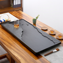 Natural Wujin Stone Tea Plate Kung Fu Tea House New Chinese Light Luxury Modern Stone Plate Tea Table Small Dry Bubble Tray