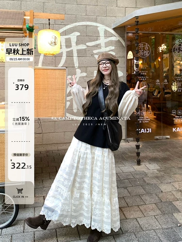 Комплект, лонгслив, платье, дизайнерская длинная юбка, свободный крой