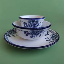 2023 New Ceramic Tableware Set Hotel Restaurant Sterilized Tableware Thickened Ceramic Dishes and Cups