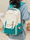 Large capacity lightweight schoolbag female primary school students junior high school students high school students middle school students backpack 2023 new style