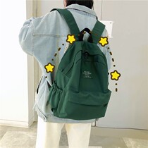 School bag Female student Korean version ins Junior high school students high school students College students Simple and versatile shoulder bag College style backpack