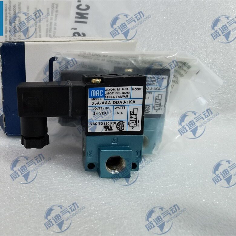 Solenoid valves MAC 34B-AAB-GDNB-1BE 35A-AAB-DDAA-1BA 35A-ACA-DDAA-1BA