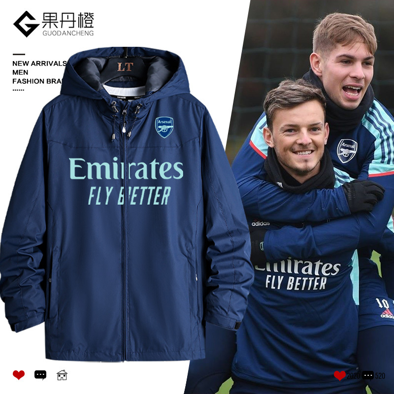 24-25 Arsenal Home and Away Jerseys, Football Training Uniforms, Edergon Fan Jackets, Jackets