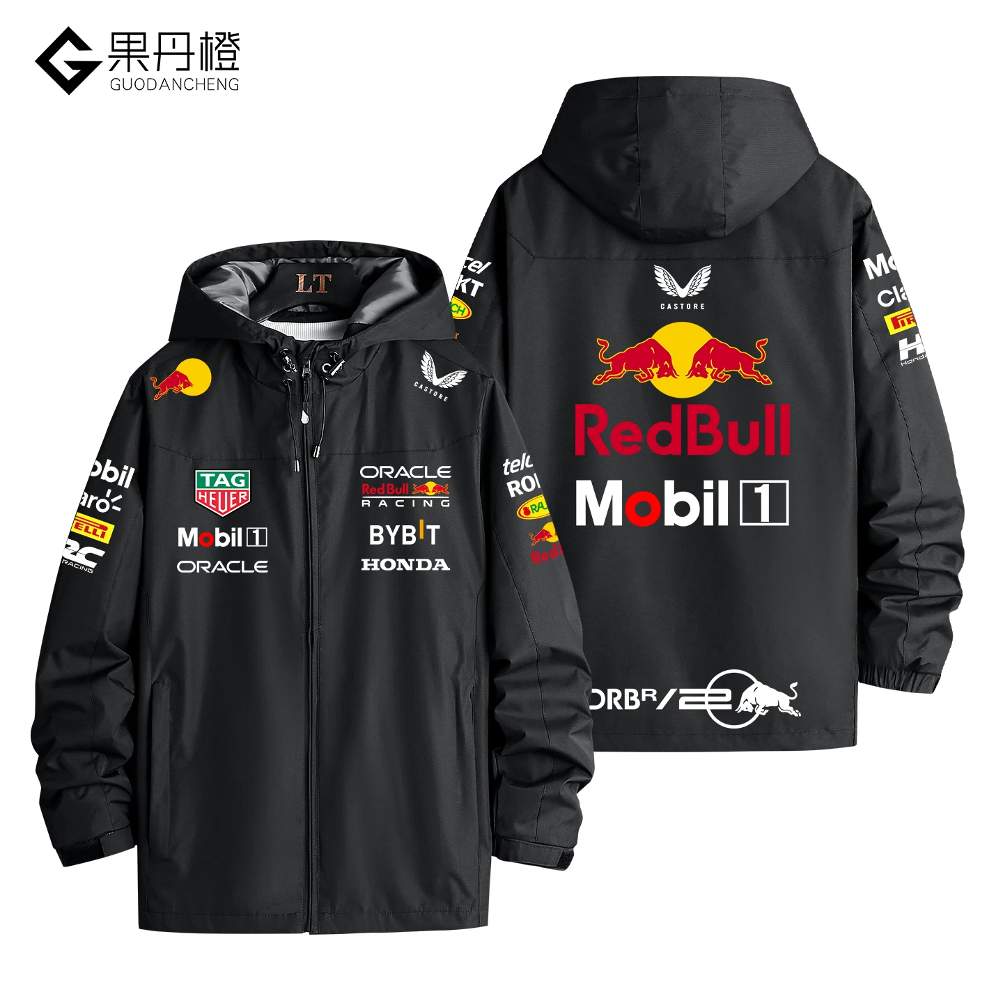 Костюм куртка для болельщиков Red Bull F1 Формула-1 мужская_STапан периферийная куртка