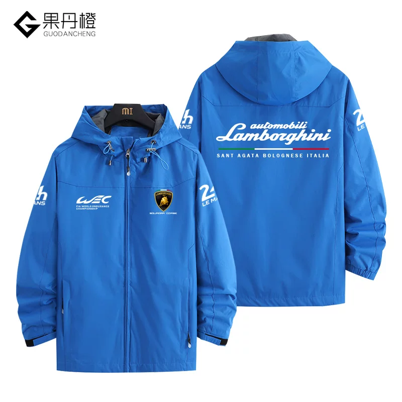 Куртка-пиджак гоночного костюма команды Lamborghini для гонок WEC, одежда мужская