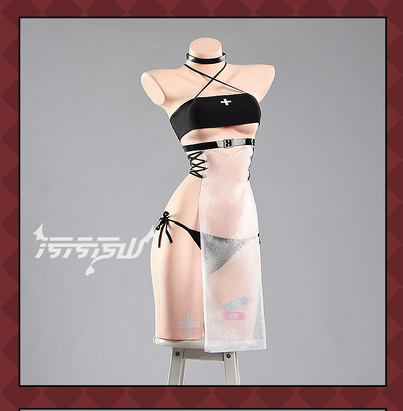 Original Fan Design Feisaki Nurse Cosplay Costume