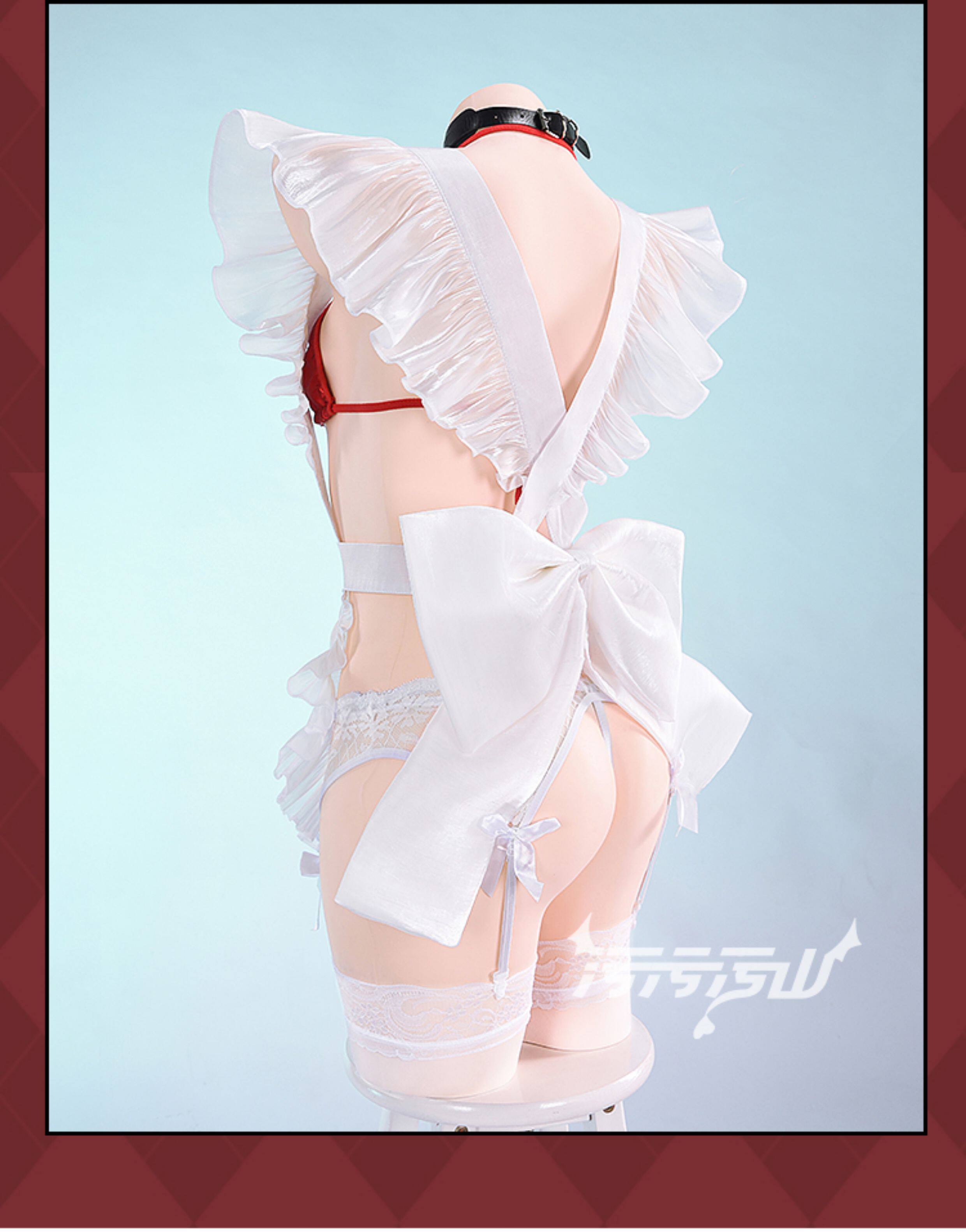Azur Lane Belfast Black And White Maid Dress Cosplay Costume