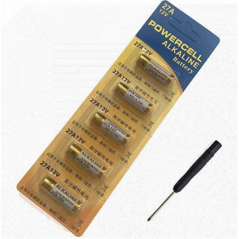 Original E27A12V 12V23A rolling gate A27L reading pen A27S garage L828 rolling door remote control battery