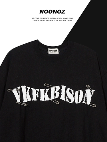 Булавка, комплект, футболка с коротким рукавом в стиле хип-хоп, в американском стиле, оверсайз