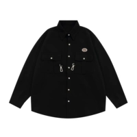 Черный лонгслив