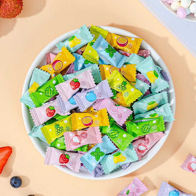 Sugar-Free Mint Candies for Fresh Breath, Refreshing Mint Fruit Flavor, Vitamin C, Commercial Popular Candy, Portable Wholesale