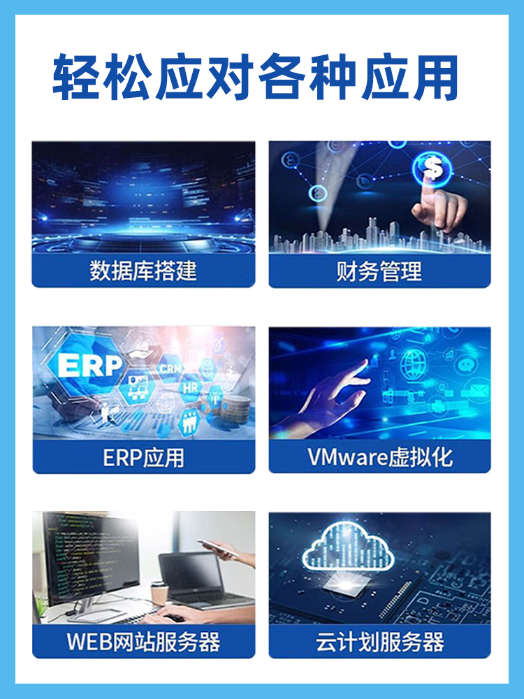 Dell/Dell Poweredge R450 Rack-Mounted Server Enterprise Hosting Erp Application File Sharing Database Email Computer Host R430 Upgraded Version