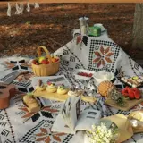 Этническое одеяло, многофункциональный ковер для домашнего использования для кемпинга, стиль бохо, этнический стиль