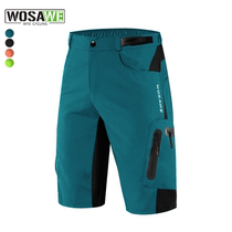 WOSAWE road mountain bike silicone cushion downhill five-point pants sports running mountaineering casual shorts for men