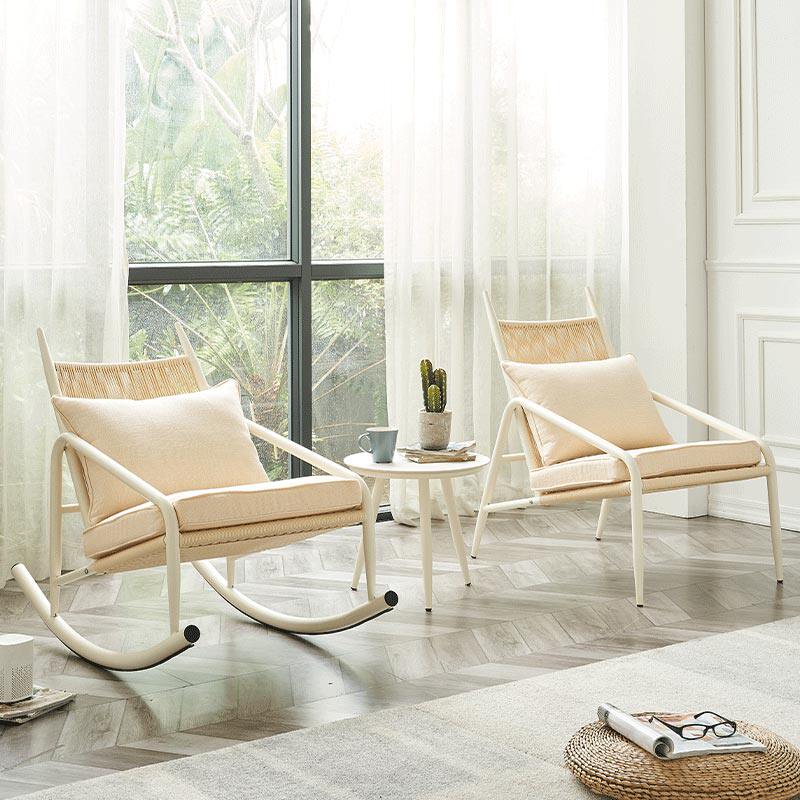 Balcony leisure table and chair three-piece set creative one table and two chairs household rattan chair coffee table combination balcony small table and chair net red