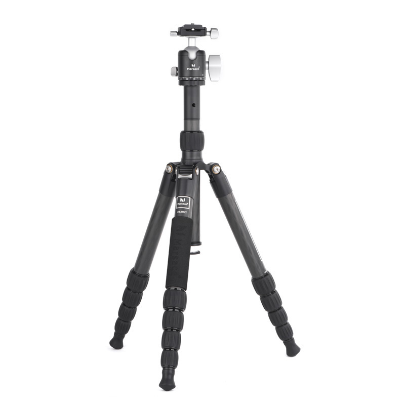 Ma Xiaolu Marsace ET-2551T Portable Reflexive Tripod Set Five-section Carbon Fiber Double Panoramic Head