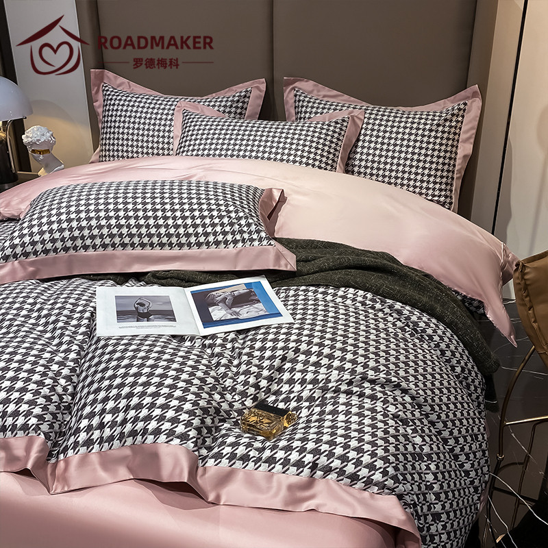 Rodmeco Light Luxury Bird - grade 100 cotton four - piece cotton simple bedding