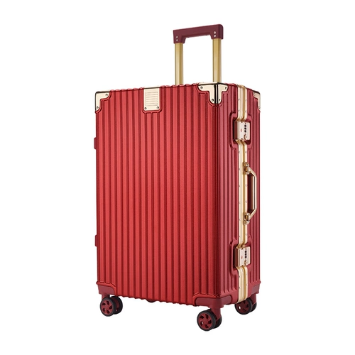 Бордовый чемодан для невесты, 24 дюймов
