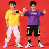 Children hiphop street dance choking boy hip hop suit Charless jazz dance out of a cool boy handsome