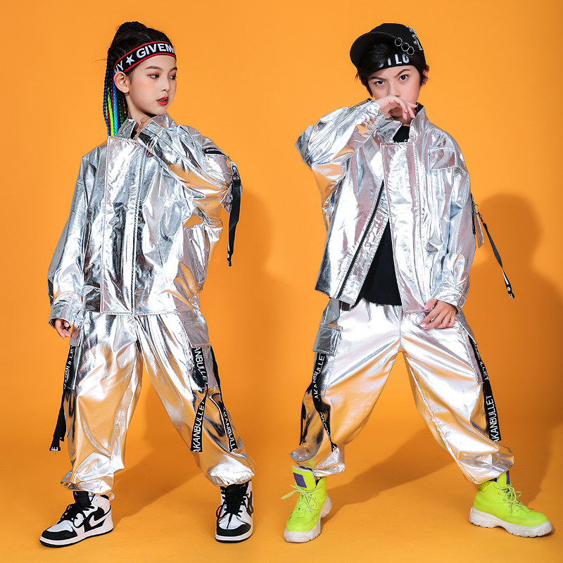 Children's hip-hop street dance costumes autumn girls jazz dance costume suit boys drum dance tide