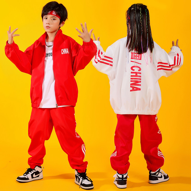 Children's Games Opening Ceremony Admission Clothing Clothing Clothing School School Cheerleader Show in Street Dance Clothing