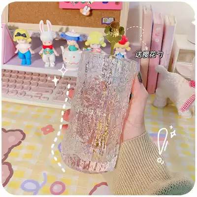 Japanese cup good-looking Japanese water cup female beer glass Japanese niche design sense good-looking Cup advanced sense
