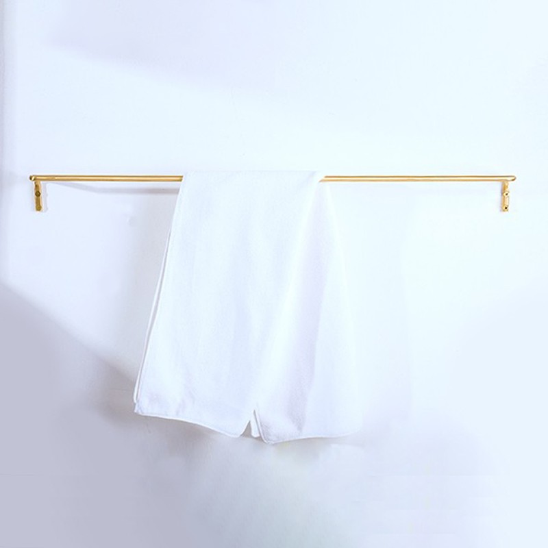Solid brass hanging bar sink sink storage bar cosmetic room full copper wall hanging non-perforated towel rack delivery adhesive hook