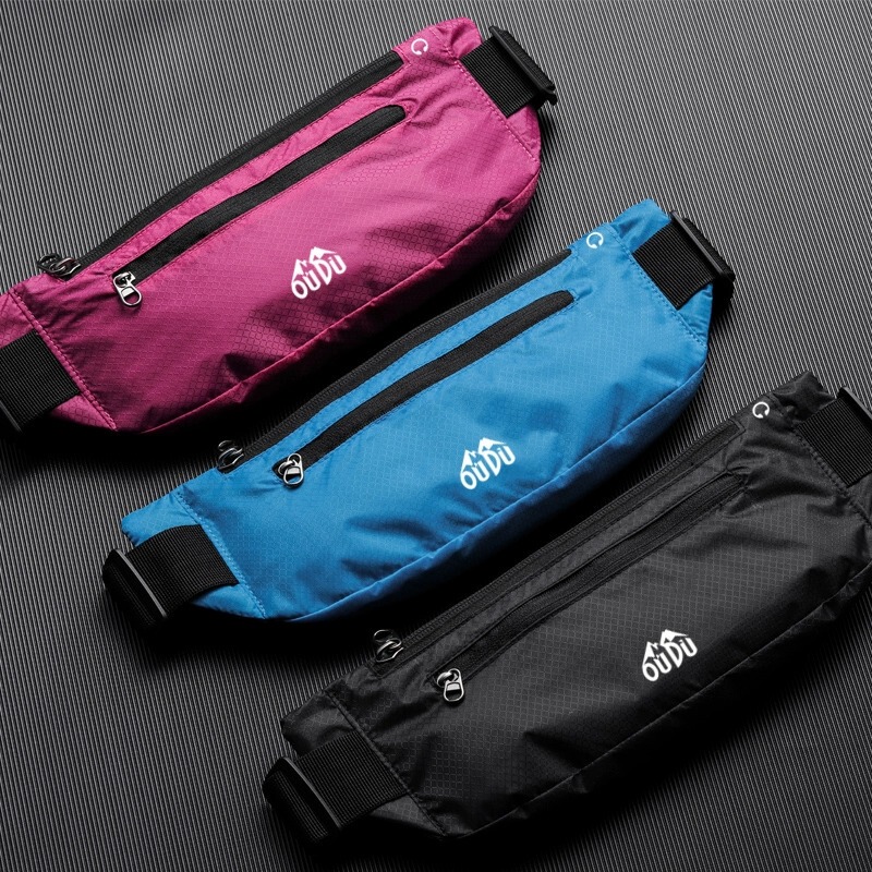 Japanese Sports Waist Bag Multifunctional Running Bag for Men and Women, Ultra-Thin Invisible Outdoor Equipment Bag, Waterproof Belt