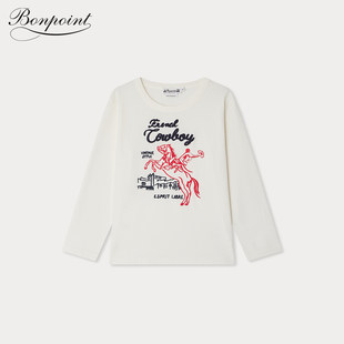 Лонгслив, футболка, осенний, подходит для подростков, принт, детская одежда