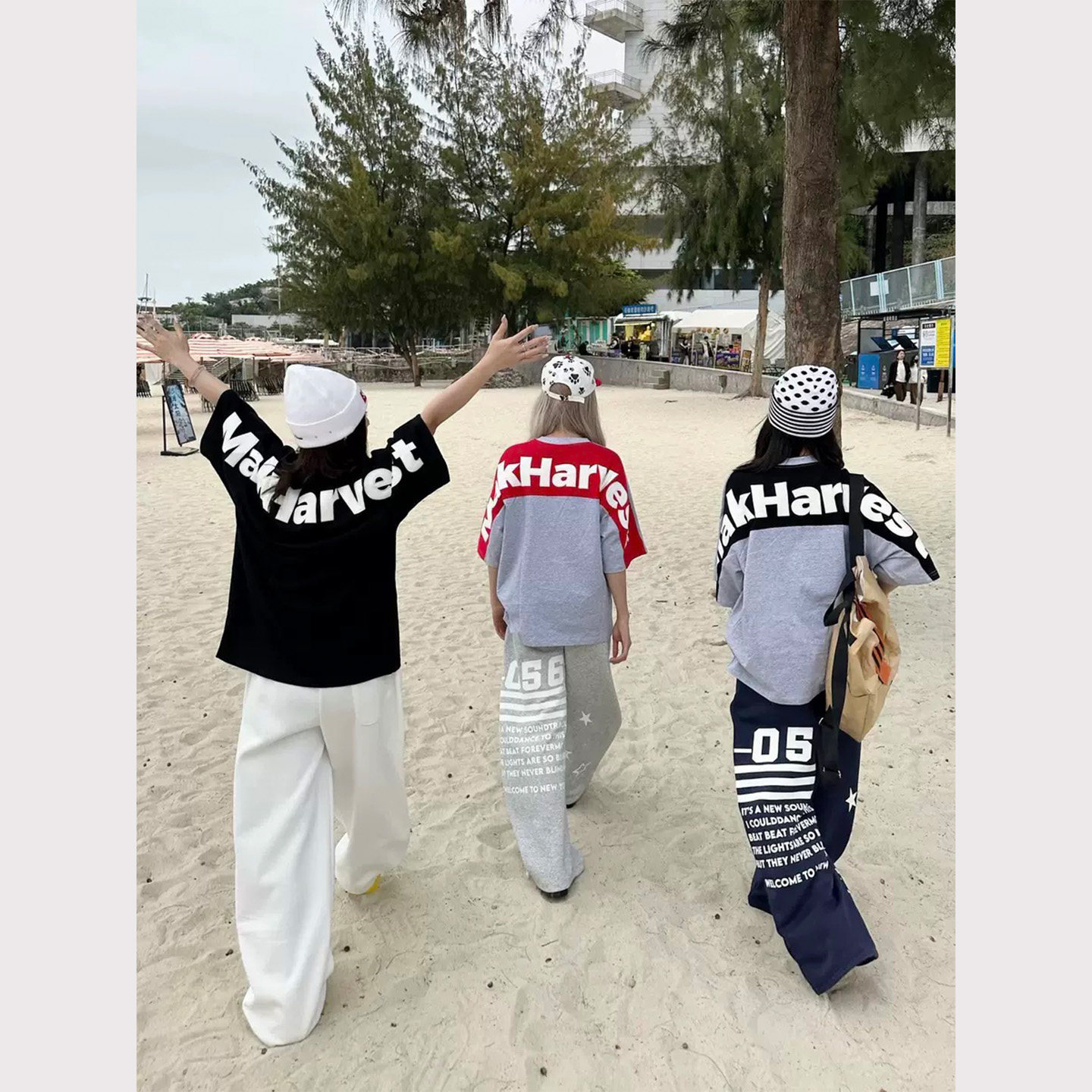 美式复古拼色字母贴皮刺绣短袖t恤女夏季新款设计感情侣半袖上衣