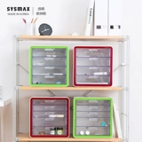 Южная Корея, родом из Sysmax настольный файл файловый шкаф офис офис Пластиковый утолщенный многослойный комбинированный шкаф
