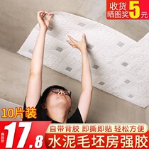 Ceiling Roof Sticker Roof Self-Adhesive Kitchen Shed Waterproof Wall Paper Woolen Cement House Ceiling Shade of Ugly Wall Sticker