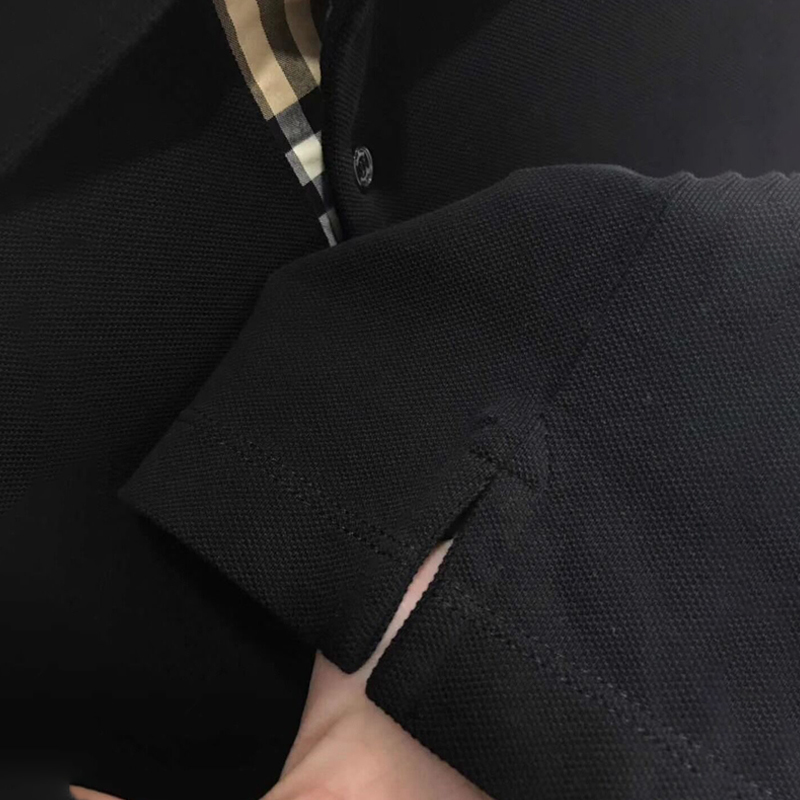 Summer Men's Lapel Short-Sleeved Classic Polo Shirt Pure Cotton Business Fashion Casual Accessible Luxury High-Quality T-Shirt Slim Fit