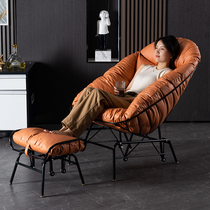 Nordic style leisure rocking chair home living room bedroom lazy sofa balcony light luxury adult sofa single chair