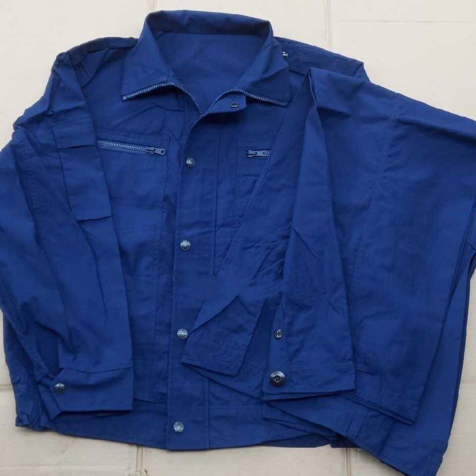 Stock Old stock 87 blue Summer for a training suit Men's good work clothes old fashioned for training to be breathable 