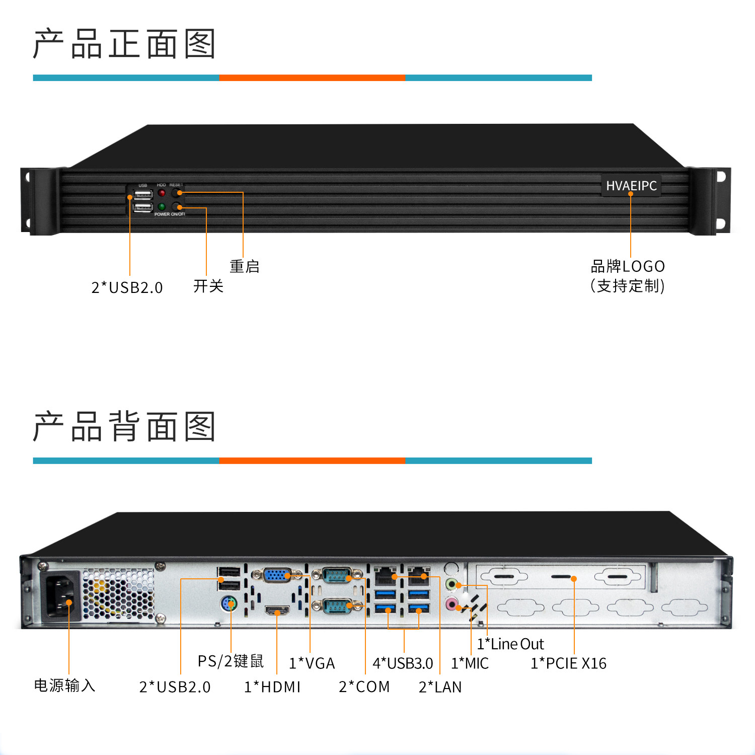 1U Industrial Computer Core I3 I5 I7 Quad-Core Data Center Environmental Monitoring Computer Etc Server Multi-Port Machine Rack-Mounted Server Industrial Computer Low-Power Industrial Host Blade Industrial Computer
