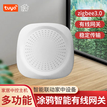 Graffiti zigbee multi-functional central control host smart wired wireless gateway home system all-house scenario linkage