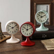 Net red alarm clock student with headboard bell minimalist Nordic style desk small desk bell children high face value learning to alarm bells