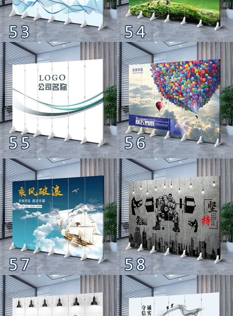 khung bao cửa gỗ Tùy chỉnh màn hình vách ngăn phòng khách hiện đại đơn giản phòng gấp căn hộ nhỏ trang trí văn phòng màn hình gấp di động bình phong