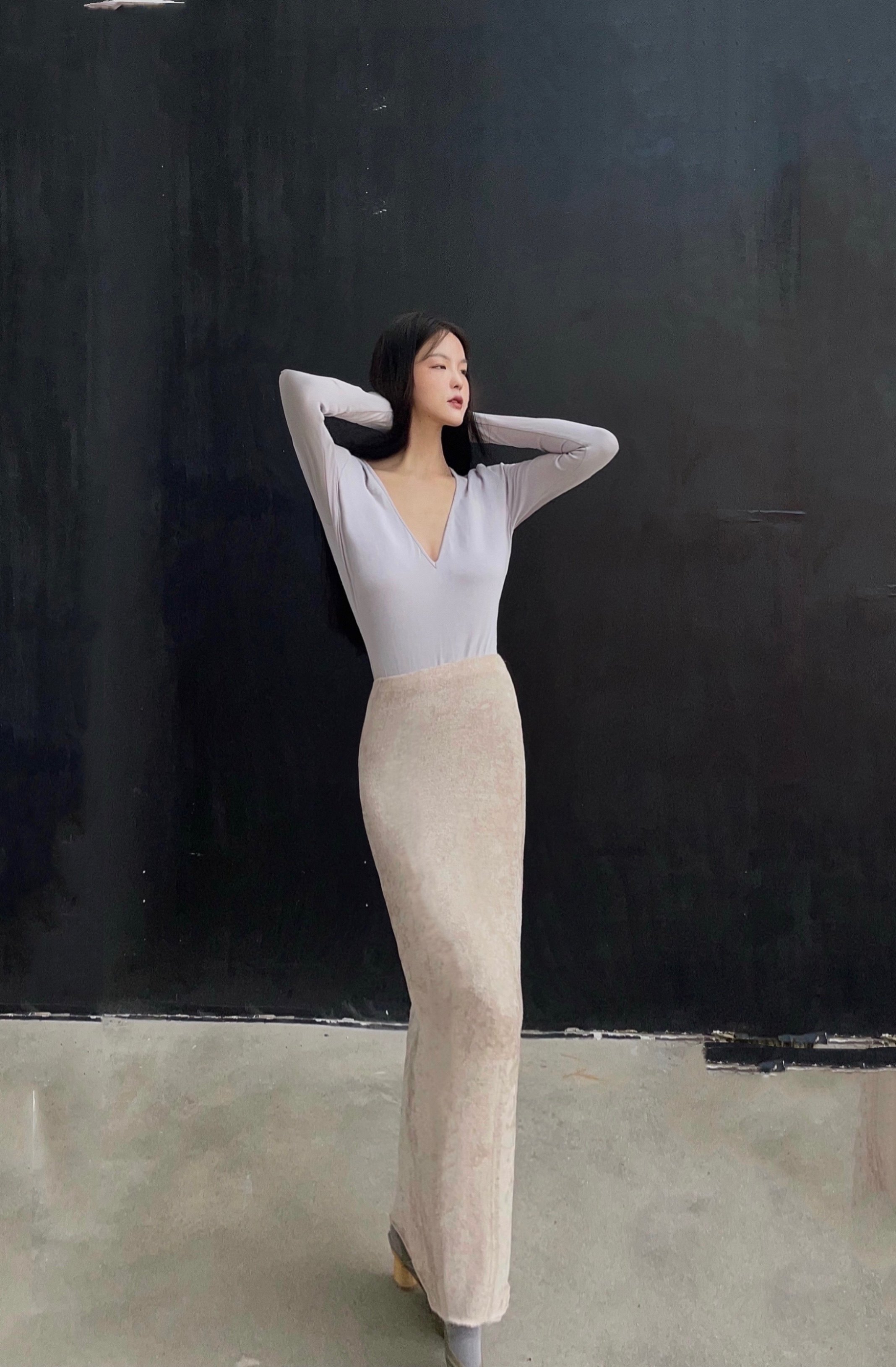 It is with the well brow 