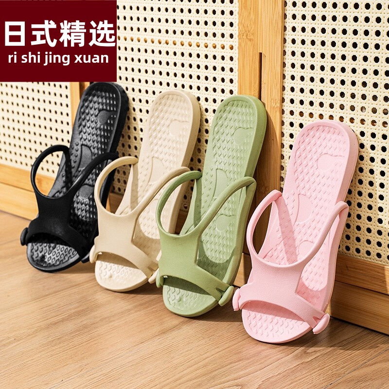 Foldable Travel Slippers for Women, Portable Travel Non-Slip Swimming Slippers for Men, Disposable Hotel Slippers for Business Trips, Suitable for Bathing