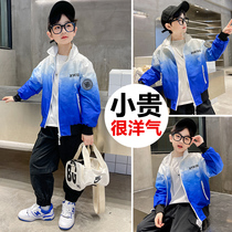 Guochao Li Ning joint boy Spring and autumn style jacket 2022 new boy fried street CUHK child clothes handsome foreign air