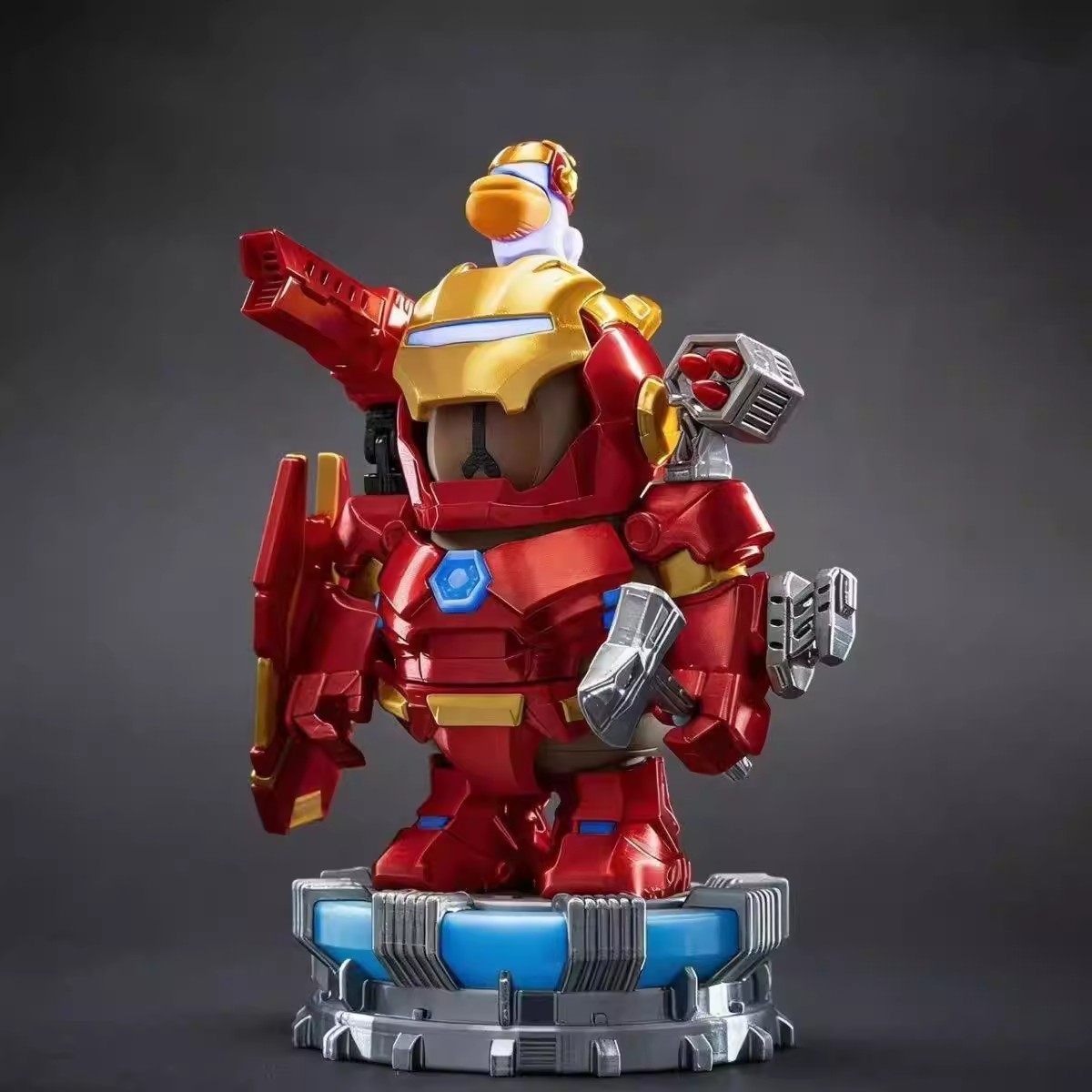 New Capibara Iron Man 3D Printed Capybara Superhero Toy Water Pig Figurine Ornament Decoration Model