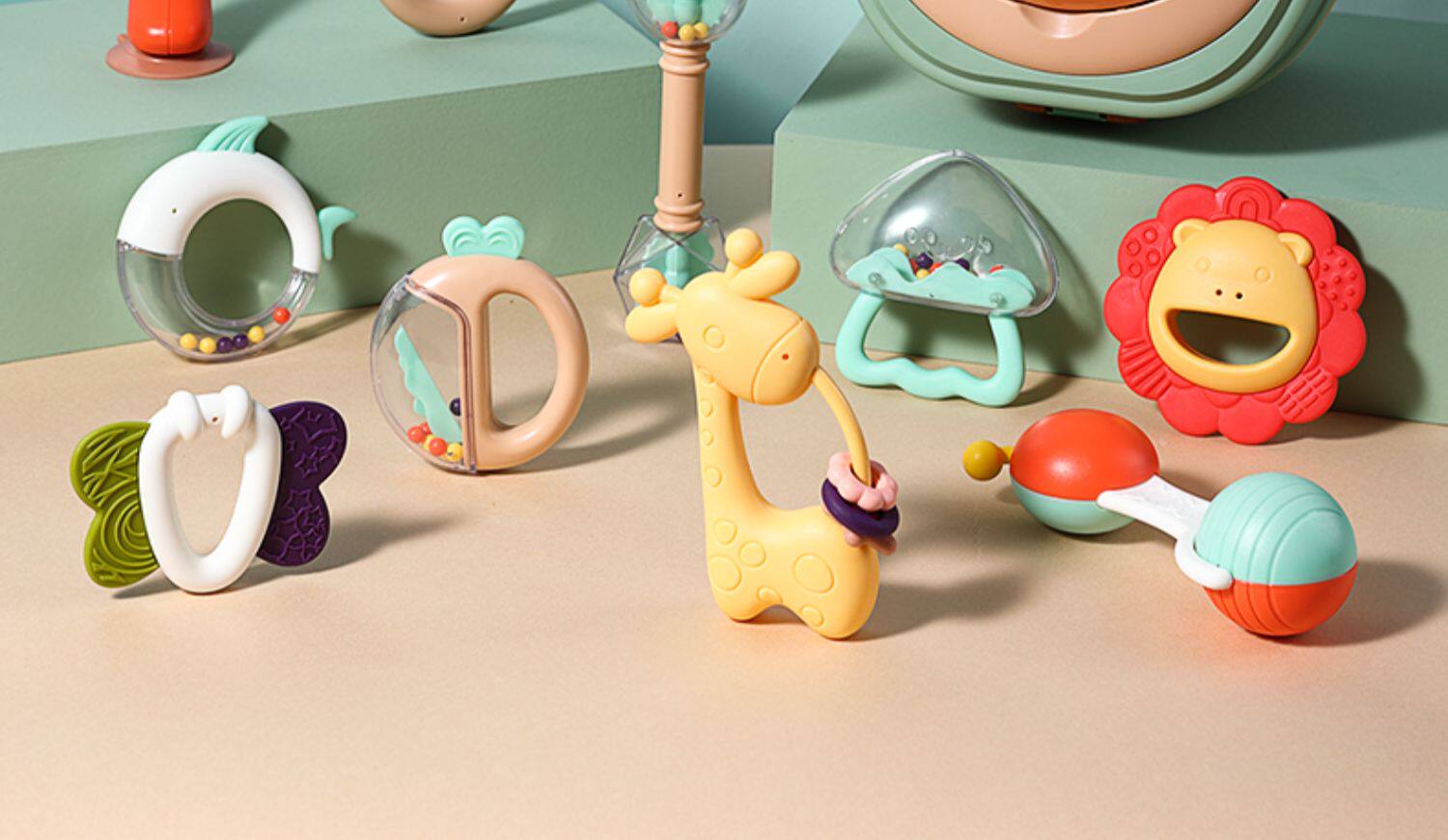 Погремушка 婴儿玩具0一1岁手摇铃3新生6个月以上宝宝可咬益智早教9幼儿8抓握