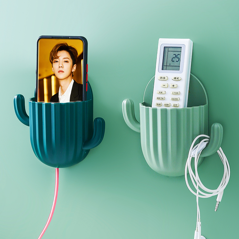 Creative Door Rear Wall Living Room Wall-mounted Key Air Conditioning Remote Control Remote Control Storage Box Cot Bedside Cell Phone Contained