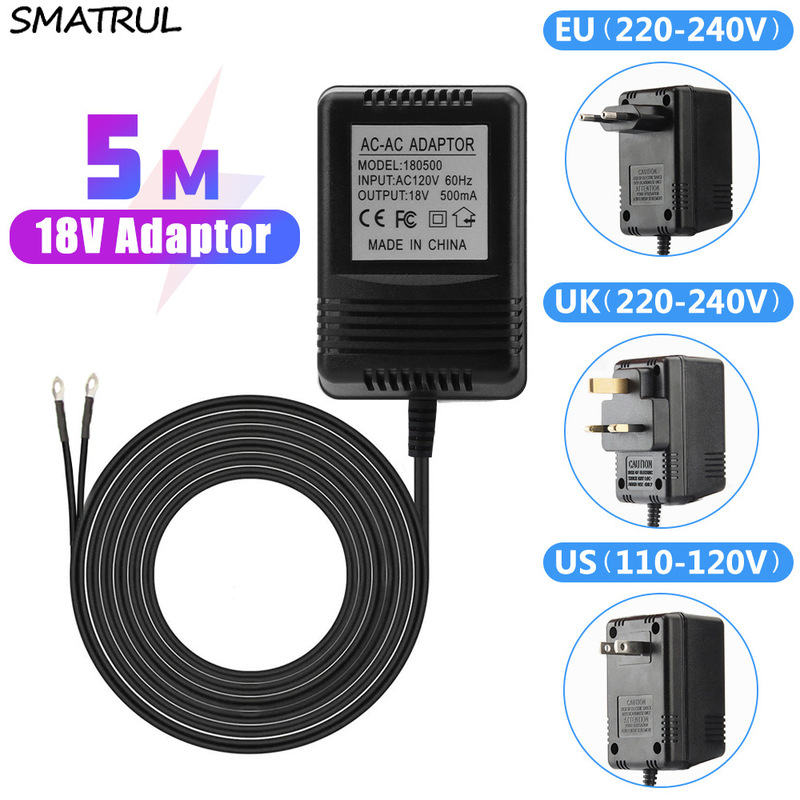 18V Ac Adapter Us Standard Uk Standard Eu Standard Charger Suitable for Wifi Wireless Doorbell Camera Power Supply