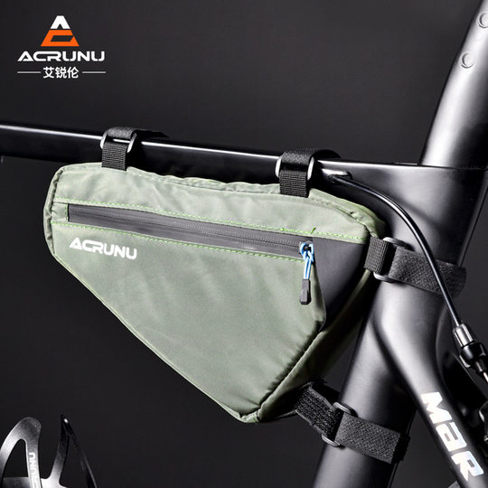 ACRUNU Fahrrad-Dreieckstasche, Mountainbike, Rennrad, regendicht, Vorderträgertasche, Fahrrad, Outdoor, Reiten, Aufbewahrungstasche, Ausrüstung